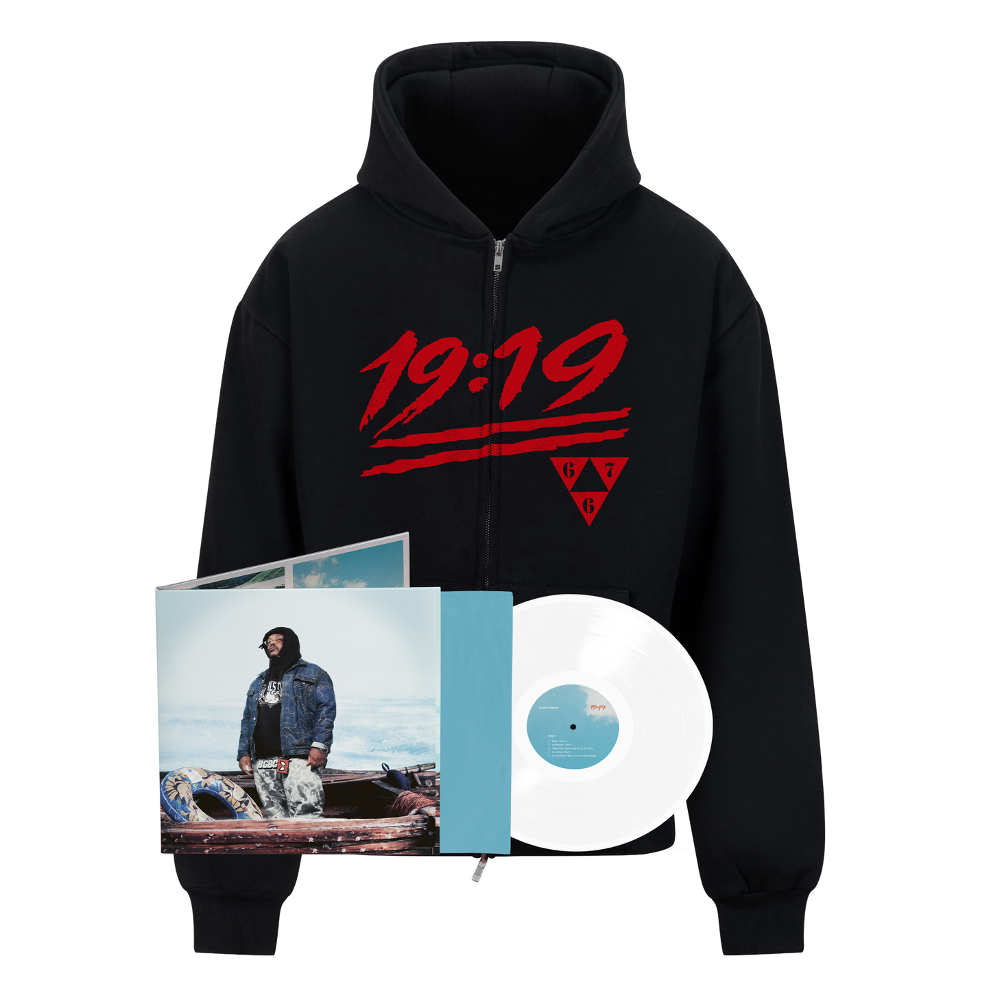 Zipped hoodie + LP 19h19